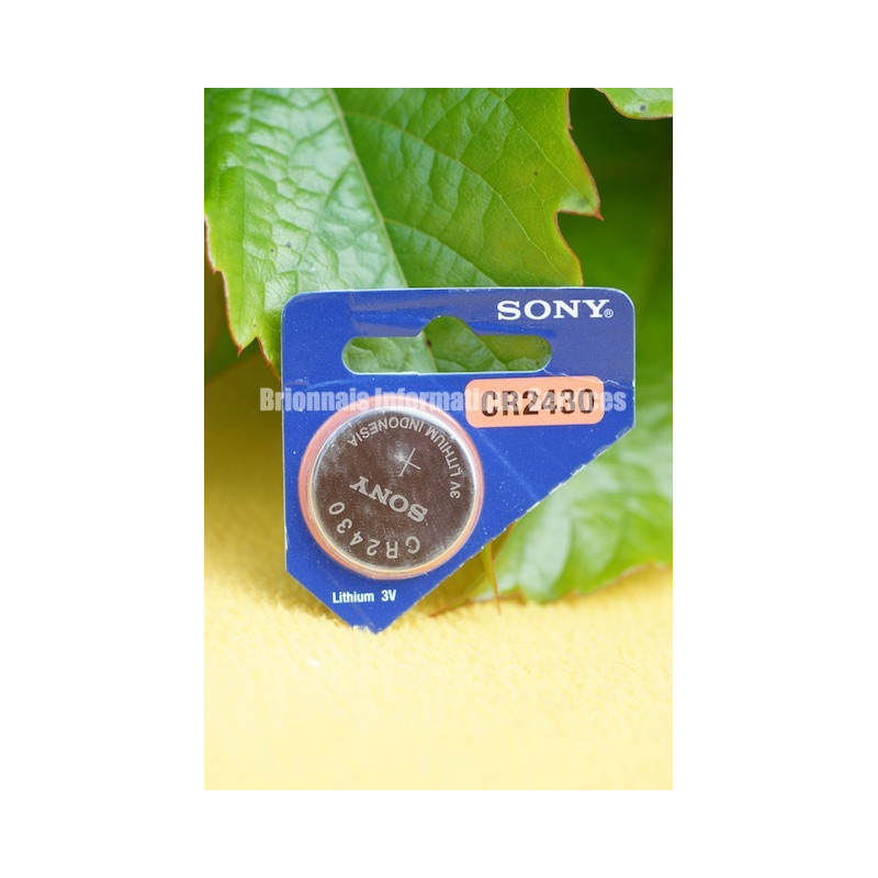 Sony CR2430 – Piles bouton lithium 3 V (1, 2 ou 5 pcs) – Longue durée