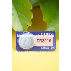 Sony CR2016 – Piles bouton lithium 3 V (1, 2 ou 5 pcs) – Polyvalente & fiable