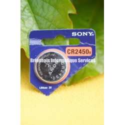Sony CR2450 – Piles bouton lithium 3 V (1, 2 ou 5 unités) – Haute fiabilité