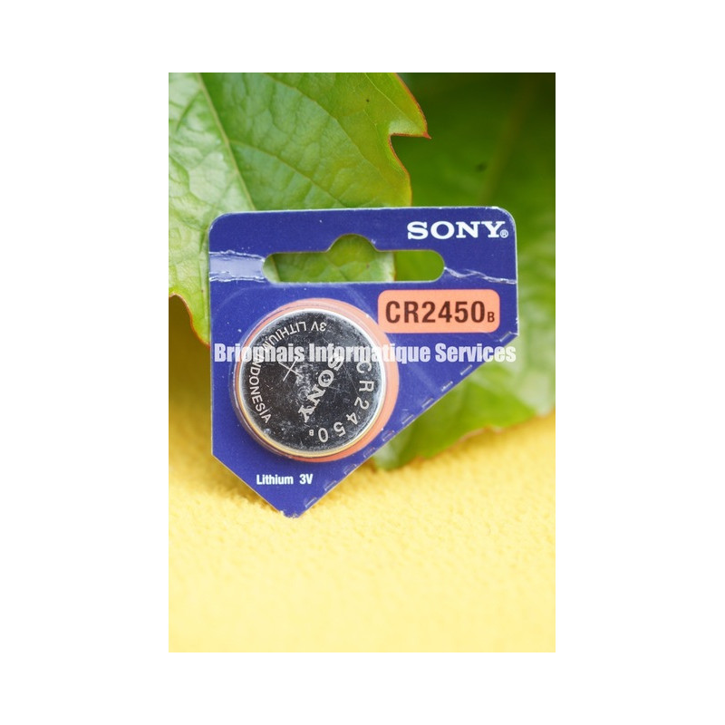 Sony CR2450 – Piles bouton lithium 3 V (1, 2 ou 5 unités) – Haute fiabilité Sony CR2450 – Piles bouton lithium 3 V (1, 2 ou 5 unités) – Haute fiabilité