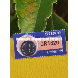 Sony CR1620 – Piles bouton lithium 3 V (1, 2 ou 5 pcs) – Compactes & fiables