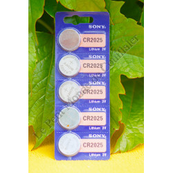 Sony CR2025 – 3V Lithium Button Cell (1, 2 or 5 pcs) – Long-lasting & trusted