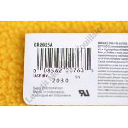 Sony CR2025 – 3V Lithium Button Cell (1, 2 or 5 pcs) – Long-lasting & trusted