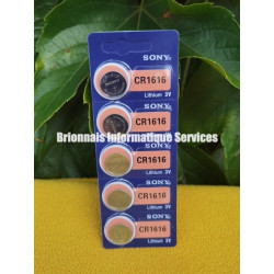 Sony CR1616 – 3V Lithium Button Cell (1, 2 or 5 pcs) – Compact & reliable