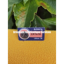 Sony CR1616 – 3V Lithium Button Cell (1, 2 or 5 pcs) – Compact & reliable