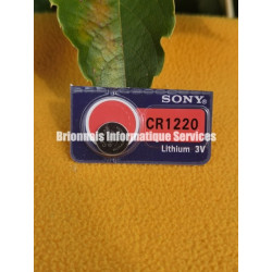 Sony CR1220 – 3V Lithium Button Battery (1, 2 or 5 pcs) – Small & reliable