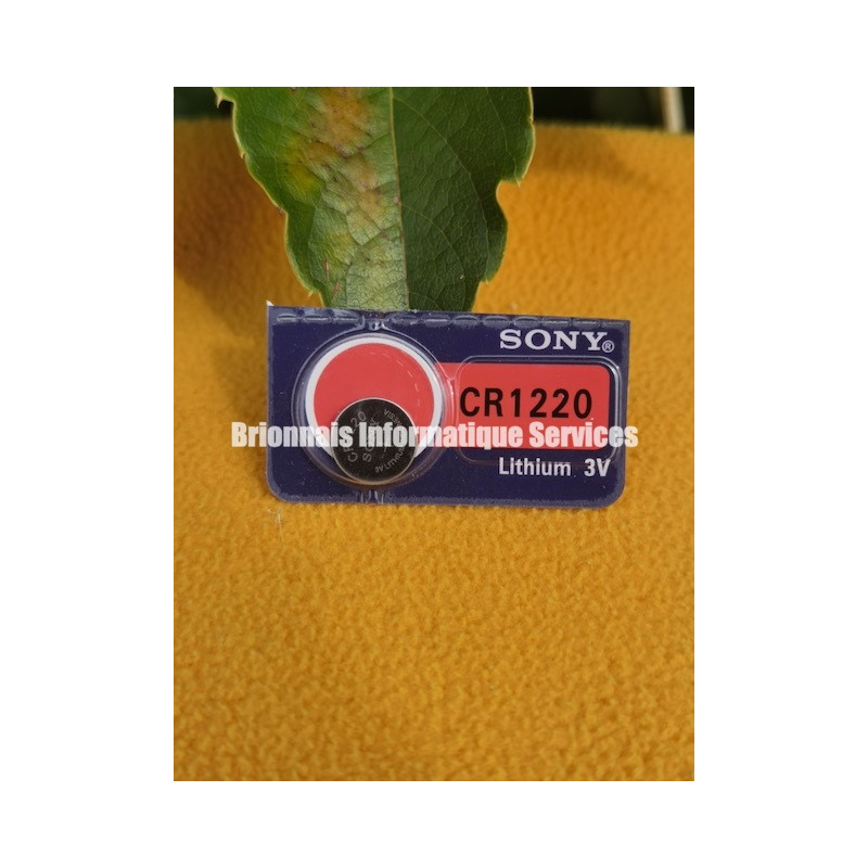 Sony CR1220 – Piles bouton lithium 3 V (1, 2 ou 5 pcs) – Fiables & compactes