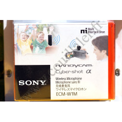 Microphone sans-fil Buetooth Sony ECM-W1M - Griffe MIS Multi-Interface Shoe