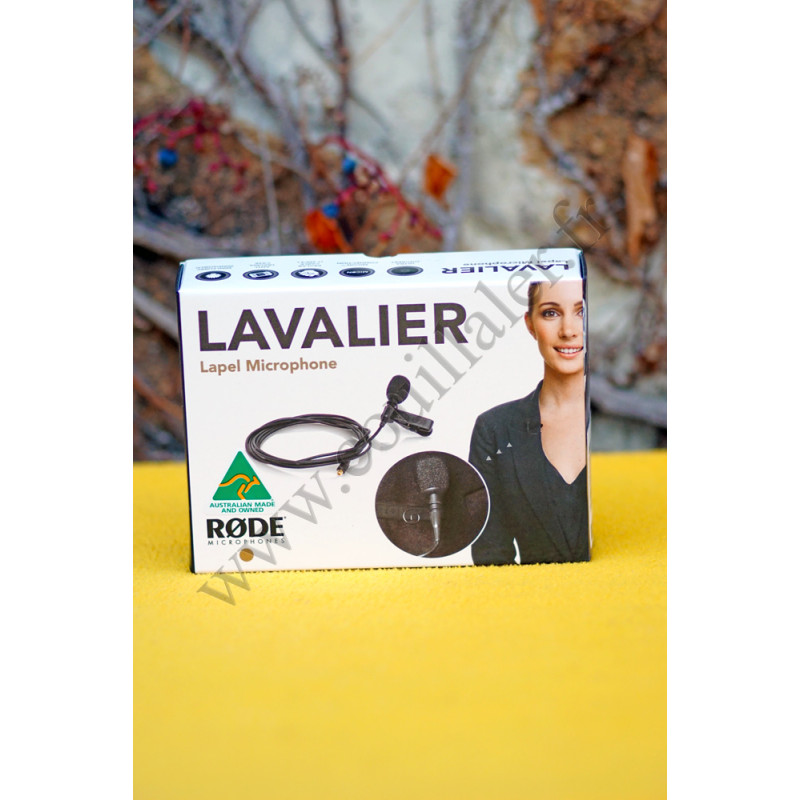 Tie Microphone Rode Lavalier - Micon Cable 1.2m - Windshield fur and foam