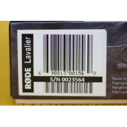 Microphone Cravate Rode Lavalier - Micon Câble 1.2m - Bonnette anti-vent