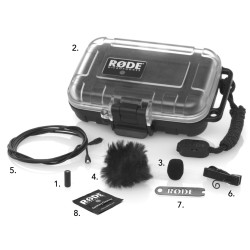 Microphone Cravate Rode Lavalier - Micon Câble 1.2m - Bonnette anti-vent