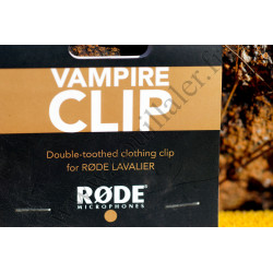 Broche à vêtement Rode Vampire Clip pour microphone Lavalier