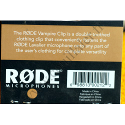 Microphone Clothing Pin Rode Vampire Clip for Lavalier