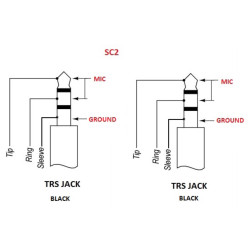 Adaptateur Rode SC2 - TRS Mâle vers TRS mâle - Câble Rallonge audio Microphone