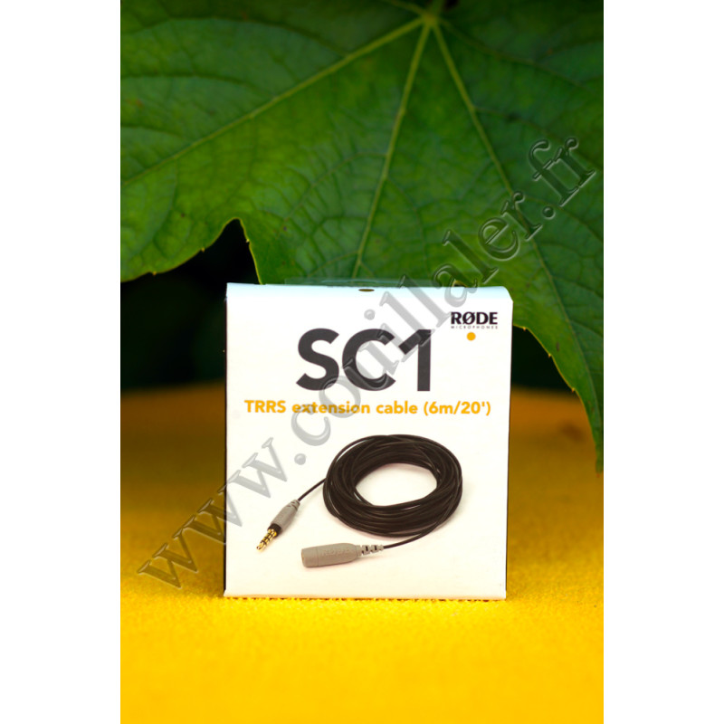 Rallonge Rode SC1 - Câble d'extension Røde pour microphone minijack TRRS