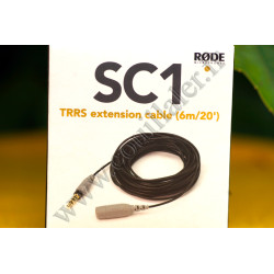 Rallonge Rode SC1 - Câble d'extension Røde pour microphone minijack TRRS