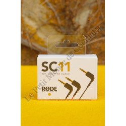 Røde SC11 TRS Splitter Cable - Two mono audio outputs to one stereo input