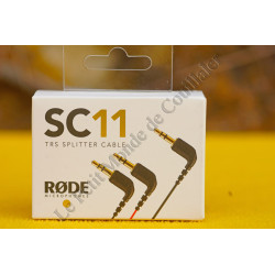 Câble répartiteur TRS Røde SC11 - Deux sorties audio mono vers une seule entrée stéréo