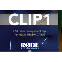 Pinces de fixation pour câbles microphones - Røde Clip1