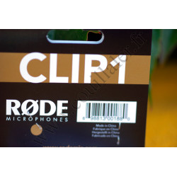 Pinces de fixation pour câbles microphones - Røde Clip1