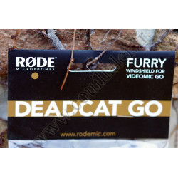 Fourrure synthétique Rode DeadCat Go - pour Microphone Røde VideoMic Go