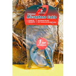 Pearstone PM-01- XLR Audio Cable Male-Female 3-Pin - 30cm