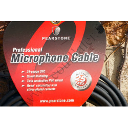 Pearstone PM-25 - Câble Audio XLR Mâle-Femelle 3 broches - 7,6m
