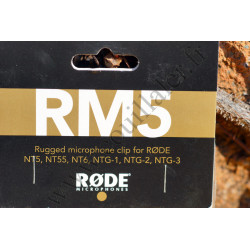 Fixation pour microphone Rode RM5 - Røde Reporter, NTG, NTG2...