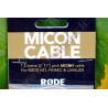 Røde Micon Cable Pink 1.2m - Rallonge Microphone Rode - Rose