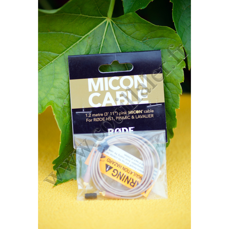 Rode Micon Cable Pink 1.2m - Microphone Røde extension