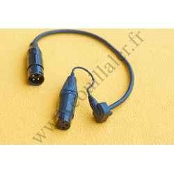 Câble XLR Rode PG2-R Pro Cable pour poignée Røde PG2-R - Adaptateur 3 broches mâle - femelle