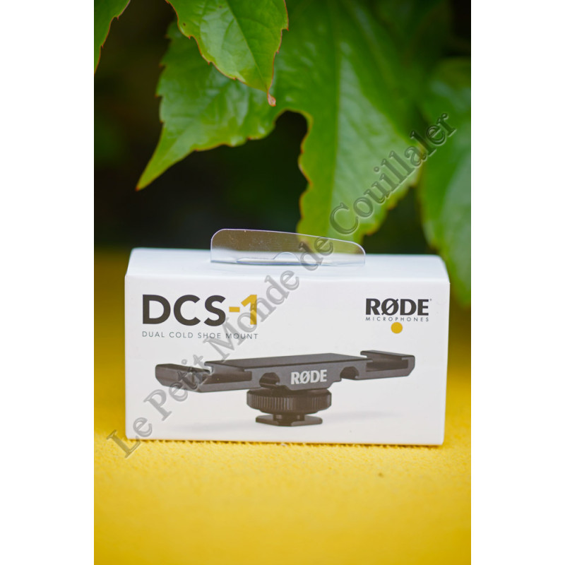 Support Røde DCS-1 - Double griffe porte-accessoire pour microphone, kit sans-fil, lampe LED