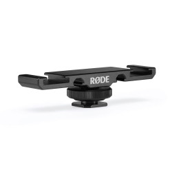 Support Røde DCS-1 - Double griffe porte-accessoire pour microphone, kit sans-fil, lampe LED