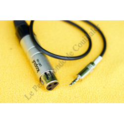Câble adaptateur Kopul LMT-100 - Convertisseur Audio XLR Minijack 3.5mm TRS