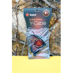 Câble Kopul HPS-SM Stereo - Double entrée minijack 3.5mm pour microphones