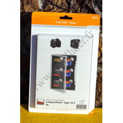 Memory Card storage Box Gepe Card Safe Store CF 3021 - 6 CF Compact Flash