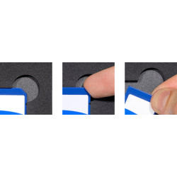 Boîte de rangement rigide carte-mémoire Gepe Card Safe Store CF 3021 - 6 CF Compact Flash