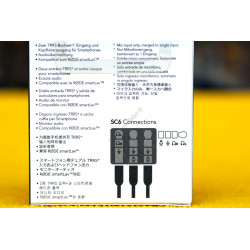 Adaptateur Røde SC6 - Deux entrées Microphone Minijack TRRS smartphone, iPhone