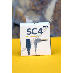 Câble adaptateur Røde SC4 - MiniJack 3.5mm TRS femelle vers TRRS mâle - Microphone smartphone