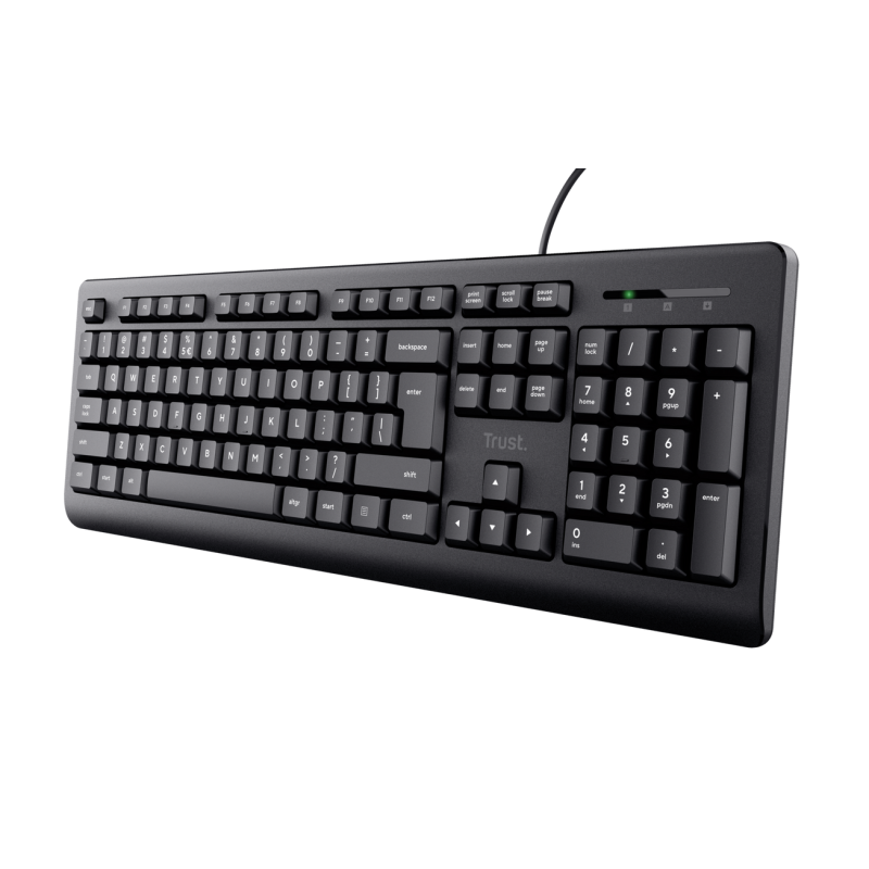 Clavier Français AZERTY Trust TK-150 Silent Keyboard FR - PC Windows