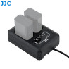 Chargeur de batteries USB JJC DCH-NPFW50 pour Sony NP-FW50 Alpha DSLR NEX