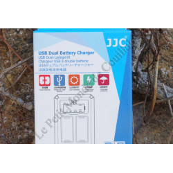 USB Double battery charger JJC DCH-NPBX1T - Sony NP-BX1 Cyber-shot DSC-RX100 DSC-RX1