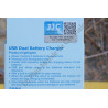 USB Double battery charger JJC DCH-NPBX1T - Sony NP-BX1 Cyber-shot DSC-RX100 DSC-RX1