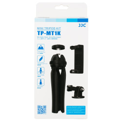 Kit Mini Trépied JJC TP-MT1K - Appareil-photo, caméra, Smartphone, GoPro Fixation