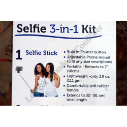 Kit Perche SELFIE STICK 3-en-1 Lenspen L-SELF - CANNE + SMARKLEAR + CELLKLEAR - 3-in-1