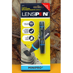 Stylo de nettoyage Lenspen NMP-1 - Objectif Appareil-photo Compact - Surface carbone et Pinceau