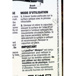 Stylo de nettoyage Lenspen NMP-1 - Objectif Appareil-photo Compact - Surface carbone et Pinceau