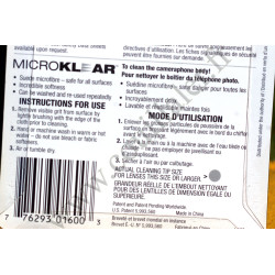 Kit de nettoyage Lenspen MBK-1 - Objectif smartphone, tablette - Surface carbone et chiffon microfibre