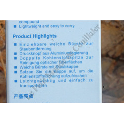 Stylo de nettoyage JJC CL-CP2 - Nettoyeur d'appareil-photo 3en1 - Objectif, viseur, écran