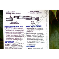 Stylo de nettoyage Lenspen NLP-1W - Nettoyeur d'objectif photo - Poudre Carbone transparente